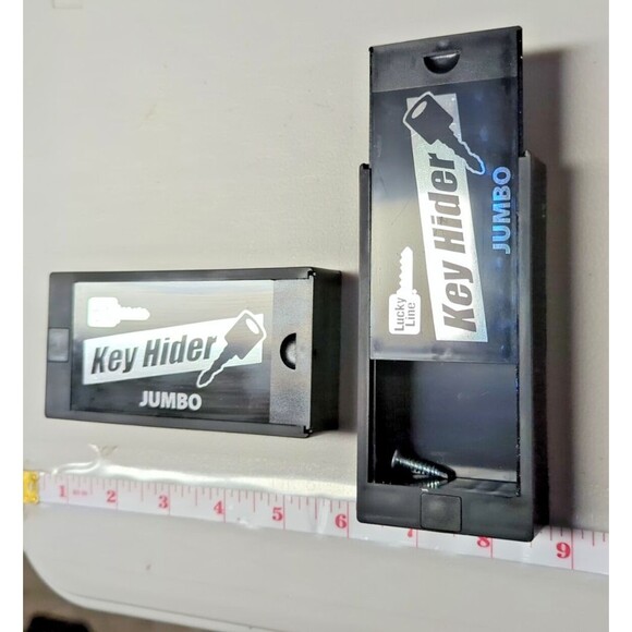 2 Pack Lucky Line Jumbo Magnetic Key Hider Case for Large Keys & Transponders - Picture 7 of 9